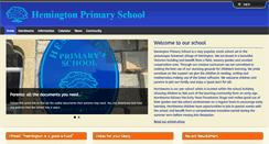 Desktop Screenshot of hemingtonprimary.co.uk