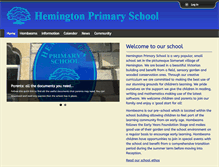 Tablet Screenshot of hemingtonprimary.co.uk